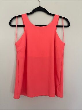 Paper Crane Coral Pink Sleeveless Blouse